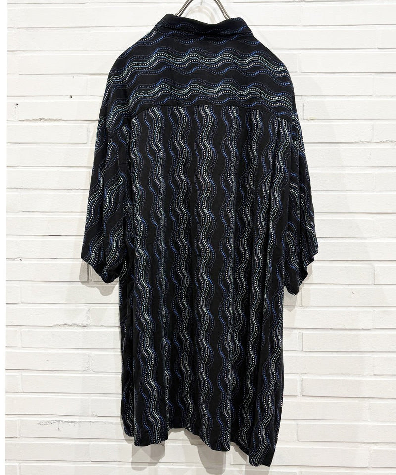VINTAGE - WAVE PATTERN LUXE RAYON SHIRT 商品画像 - DB&BAR