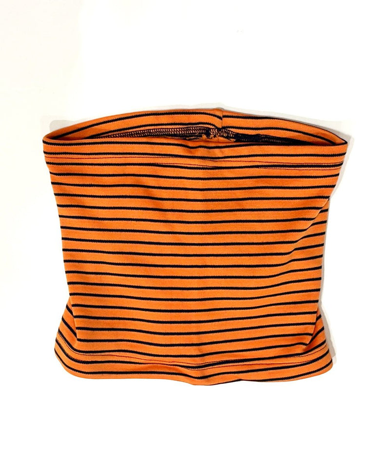 WILDERNESS WEAR - POLYPRO +190 2Layer Neck Warmer Stripe / ORANGE×NAVY 商品画像 - DB&BAR