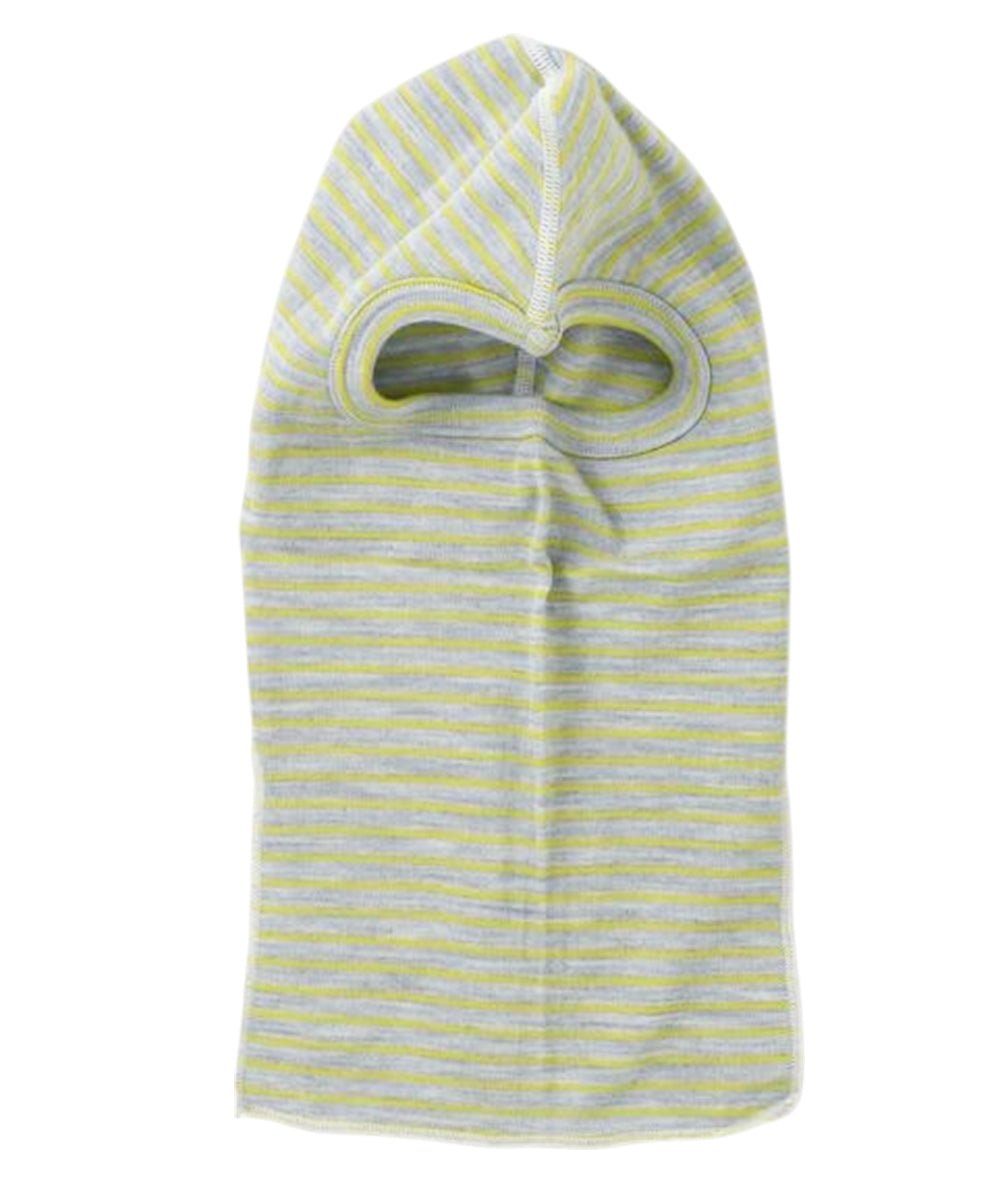 WILDERNESS WEAR - POLYPRO +190 L/S BALACLAVA STRIPE / DENIM/LIME 商品画像 - DB&BAR