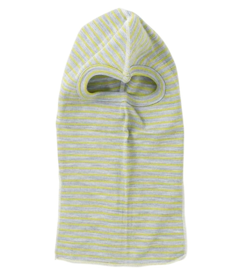 WILDERNESS WEAR - POLYPRO +190 L/S BALACLAVA STRIPE / DENIM/LIME 商品画像 - DB&BAR