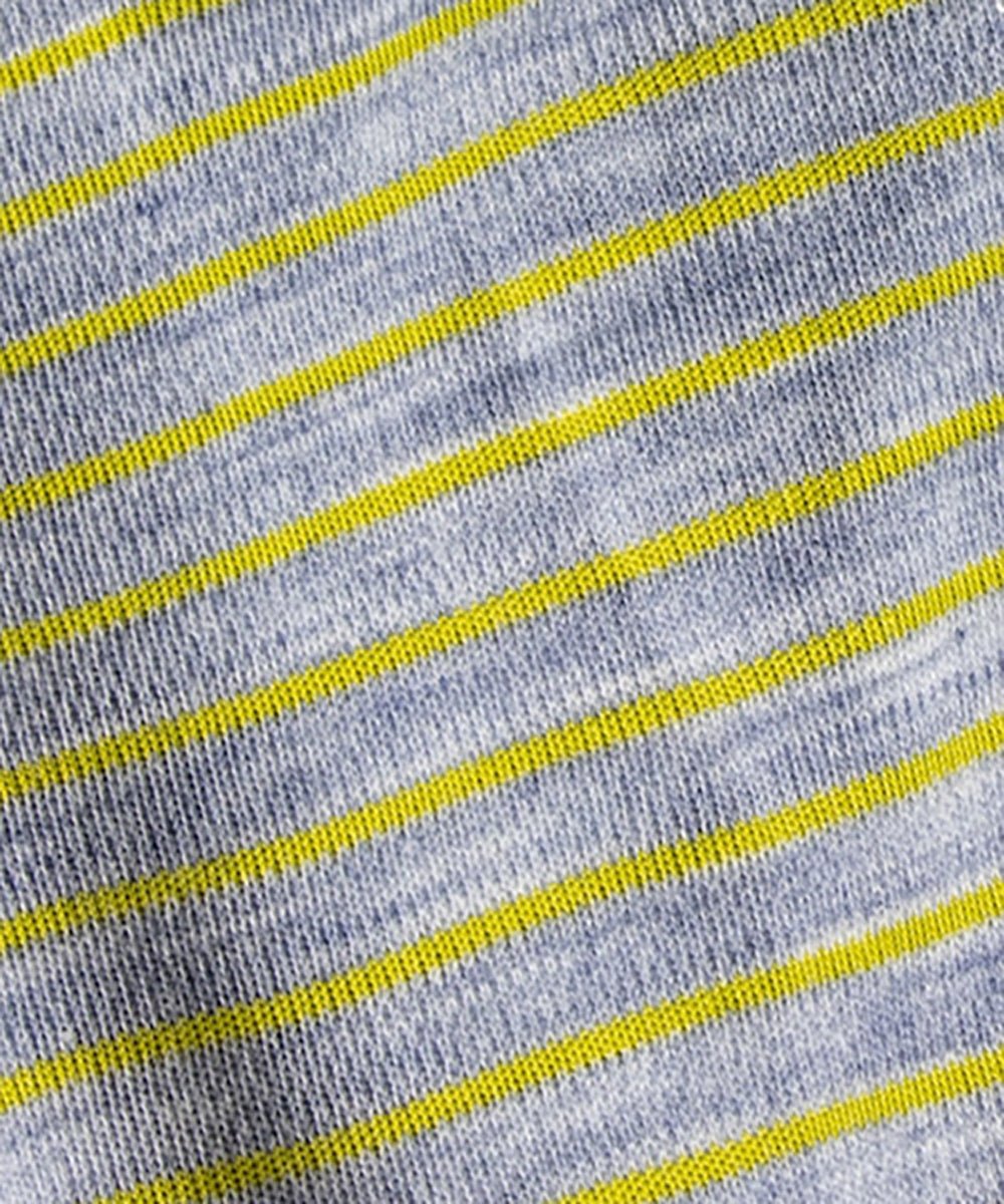 WILDERNESS WEAR - POLYPRO +190 L/S BALACLAVA STRIPE / DENIM/LIME 商品画像 - DB&BAR