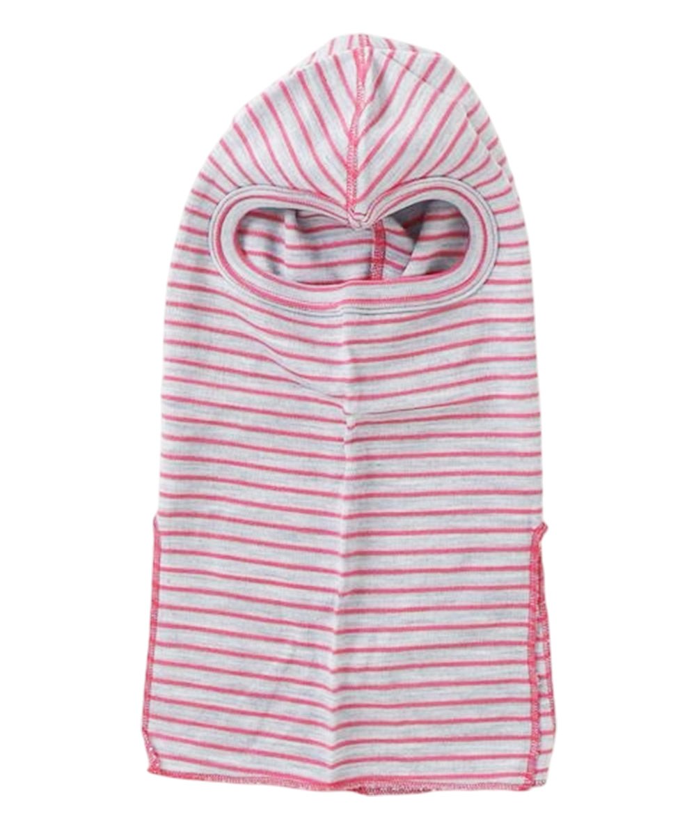 WILDERNESS WEAR - POLYPRO +190 L/S BALACLAVA STRIPE / DENIM/PINK 商品画像 - DB&BAR