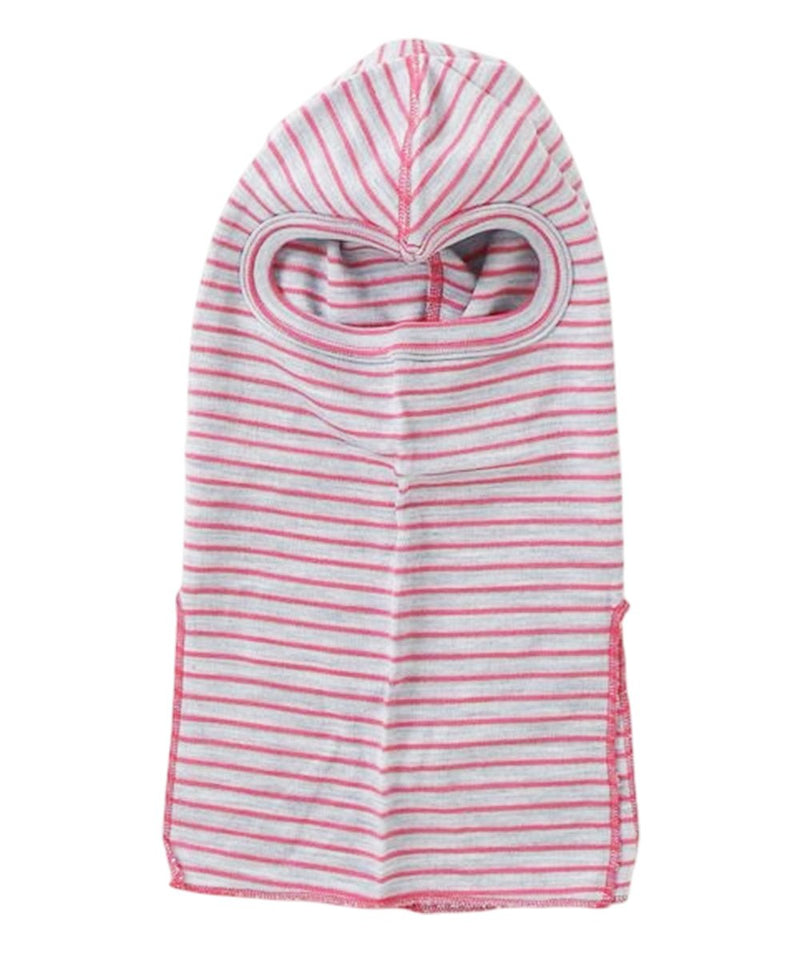 WILDERNESS WEAR - POLYPRO +190 L/S BALACLAVA STRIPE / DENIM/PINK 商品画像 - DB&BAR
