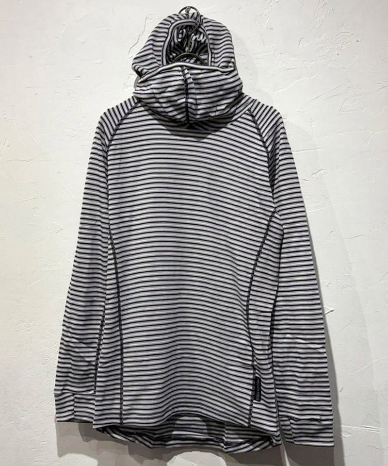 WILDERNESS WEAR - POLYPRO +190 Switch Hoody Stripe / BLACK×GRAY×NAVY 商品画像 - DB&BAR