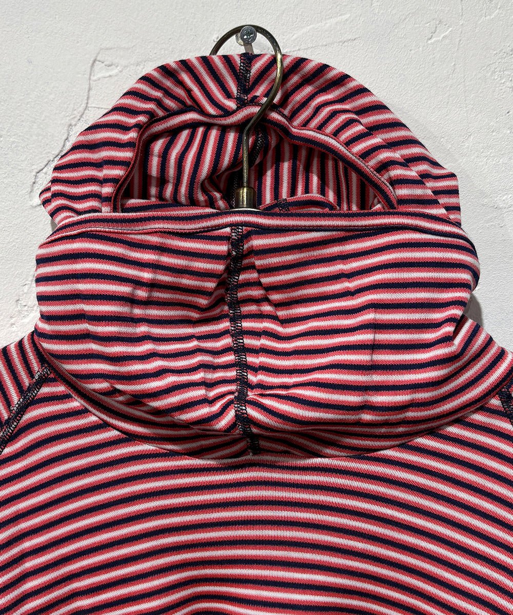 WILDERNESS WEAR - POLYPRO +190 Switch Hoody Stripe / NAVY×NEW RED×WHITE 商品画像 - DB&BAR