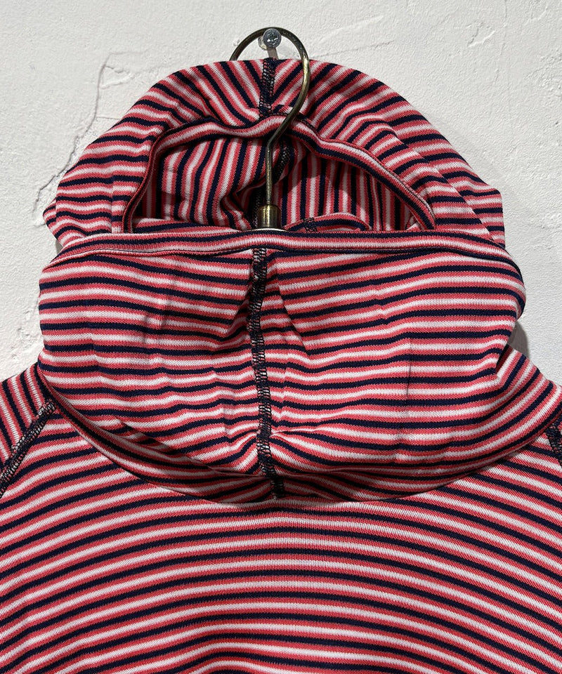 WILDERNESS WEAR - POLYPRO +190 Switch Hoody Stripe / NAVY×NEW RED×WHITE 商品画像 - DB&BAR
