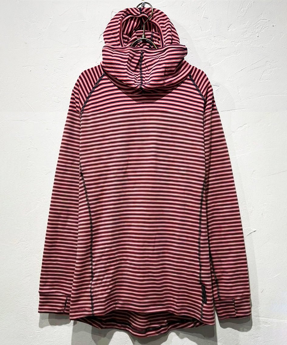 WILDERNESS WEAR - POLYPRO +190 Switch Hoody Stripe / NAVY×NEW RED×WHITE 商品画像 - DB&BAR