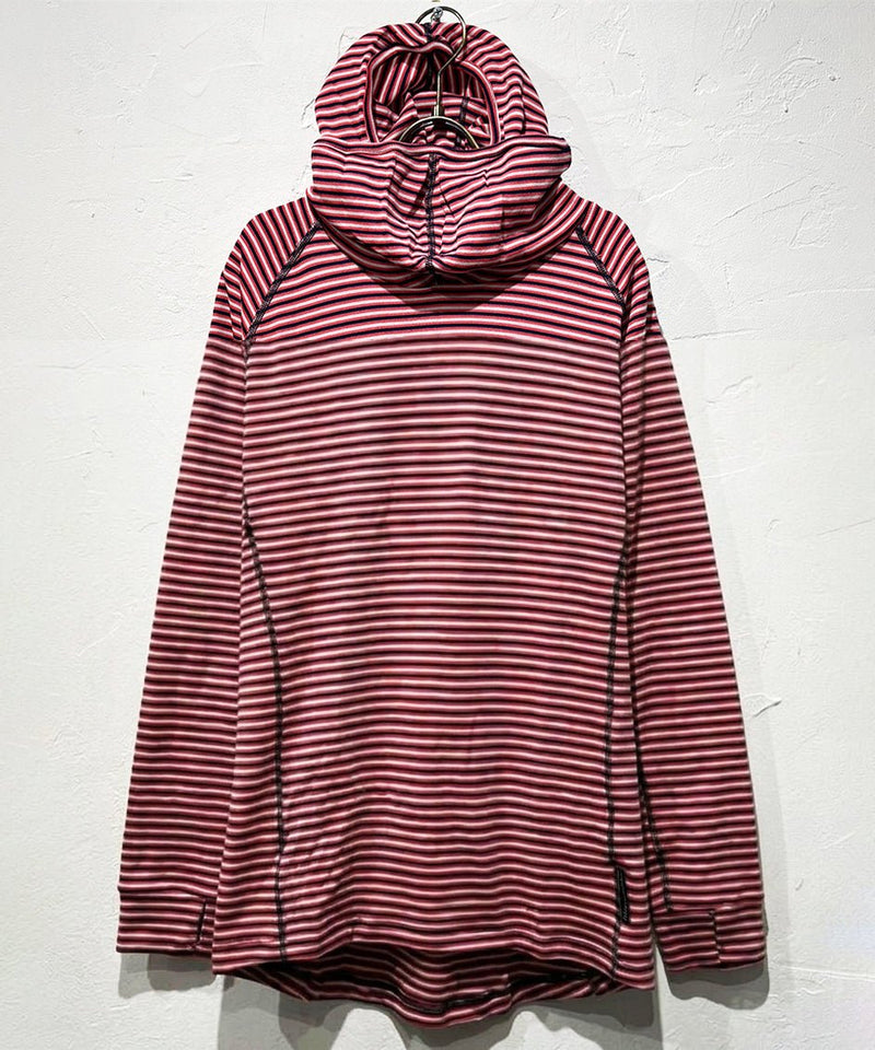 WILDERNESS WEAR - POLYPRO +190 Switch Hoody Stripe / NAVY×NEW RED×WHITE 商品画像 - DB&BAR