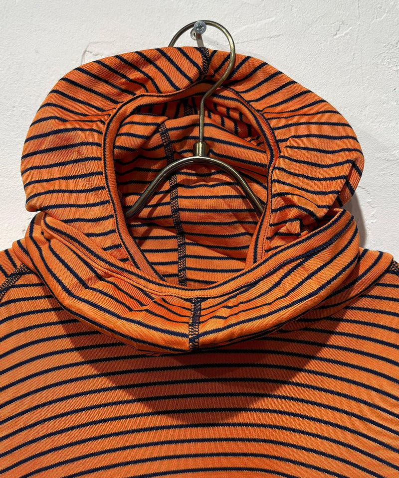 WILDERNESS WEAR - POLYPRO +190 Switch Hoody Stripe / ORANGE×NAVY 商品画像 - DB&BAR