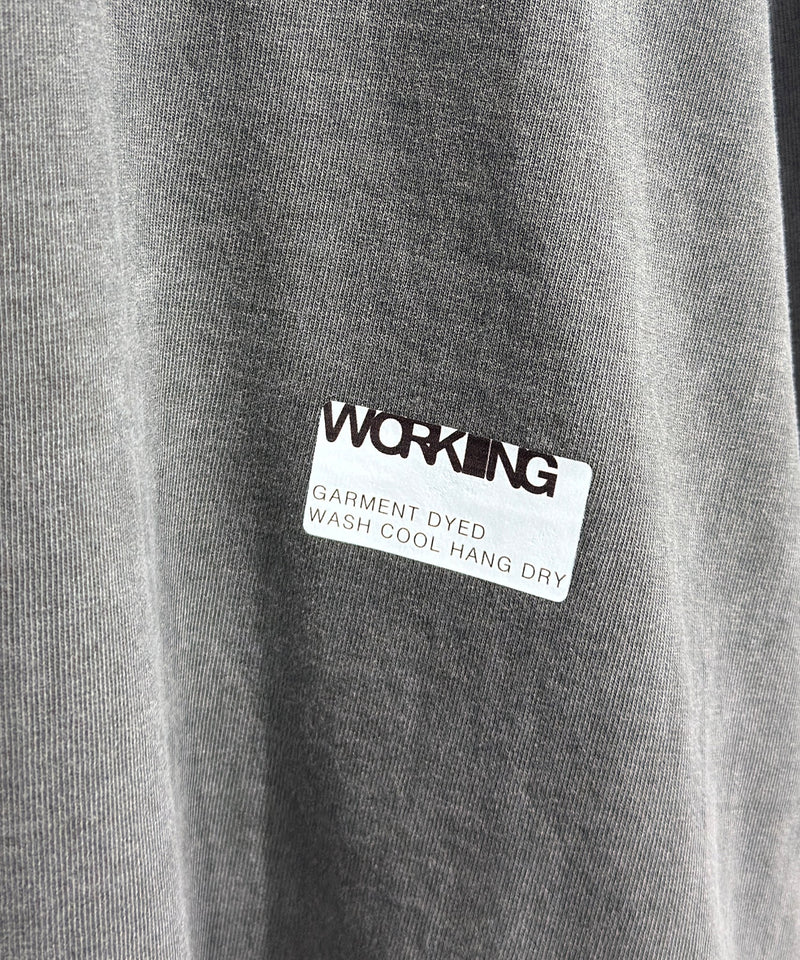 WORKING - LONG SLEEVE STICKER T / SHALE 商品画像 - DB&BAR