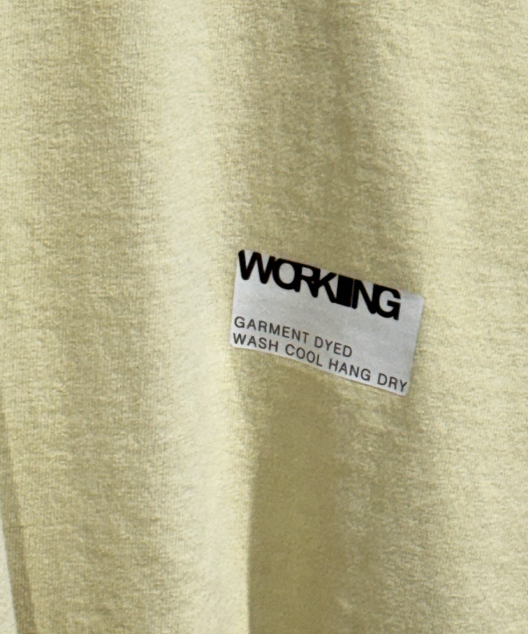 WORKING - LONG SLEEVE STICKER T / YEAST - DB&BAR