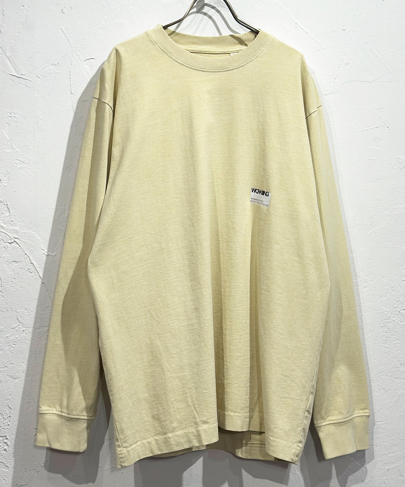 WORKING - LONG SLEEVE STICKER T / YEAST - DB&BAR