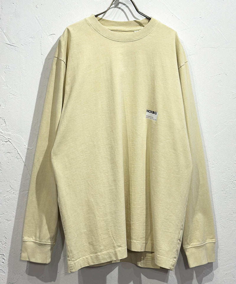 WORKING - LONG SLEEVE STICKER T / YEAST 商品画像 - DB&BAR