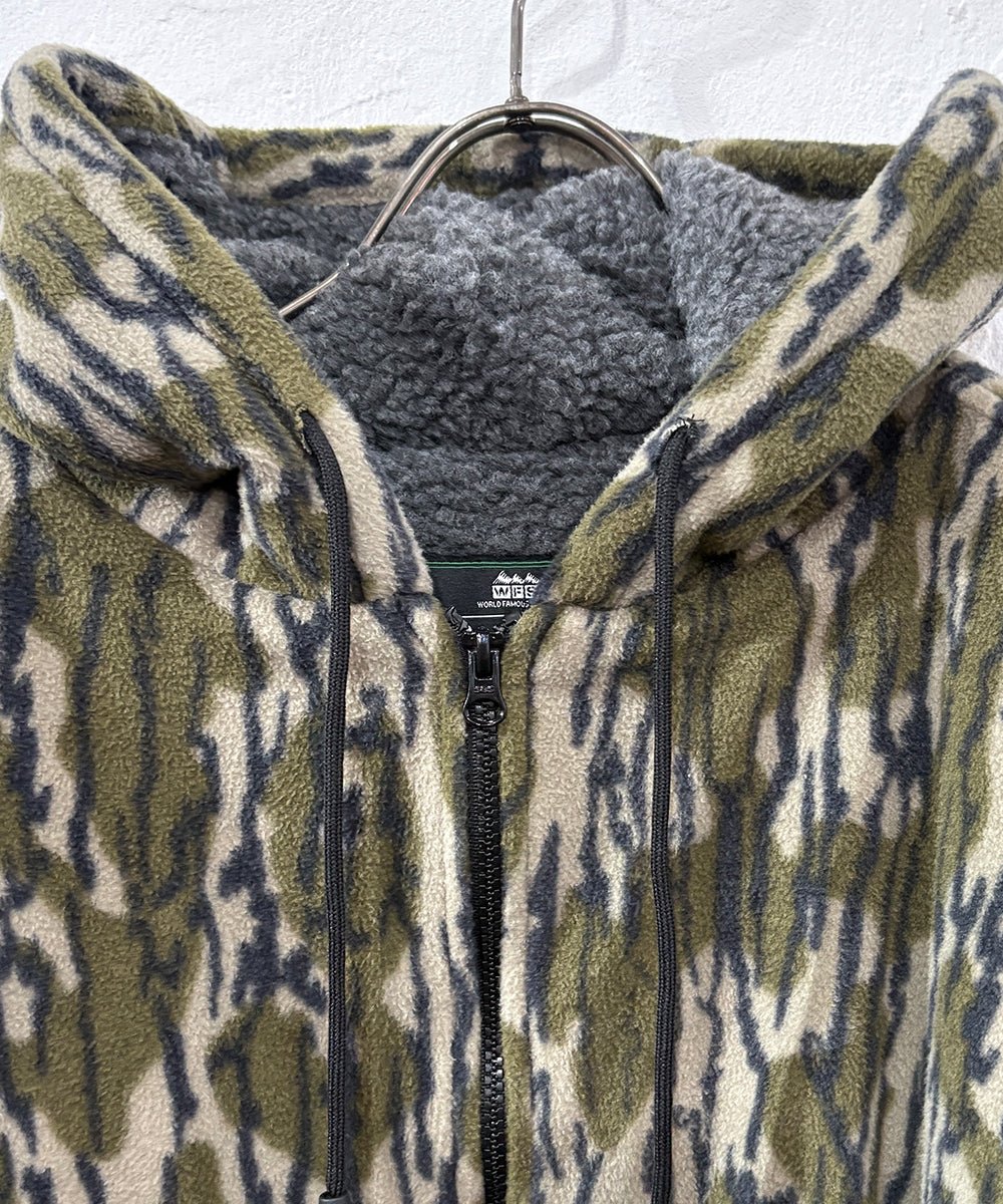 WORLD FAMOUS SPORTS - HOODED SHERPA FLEECE JACKET / BOTTO MLAND - DB&BAR