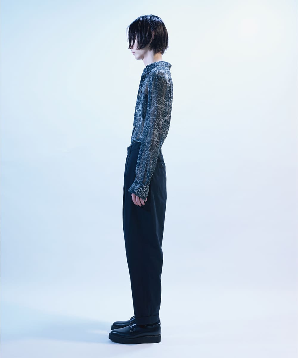 【11/5(日)まで予約受付アイテム】Layered pockets pants - BLACK - DIET BUTCHER