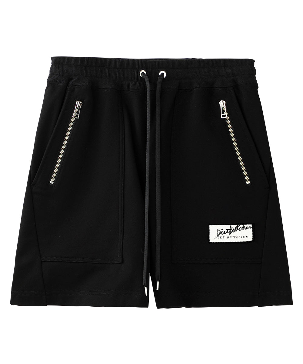 【75%OFF】Basic line / Jogger shorts - BLACK