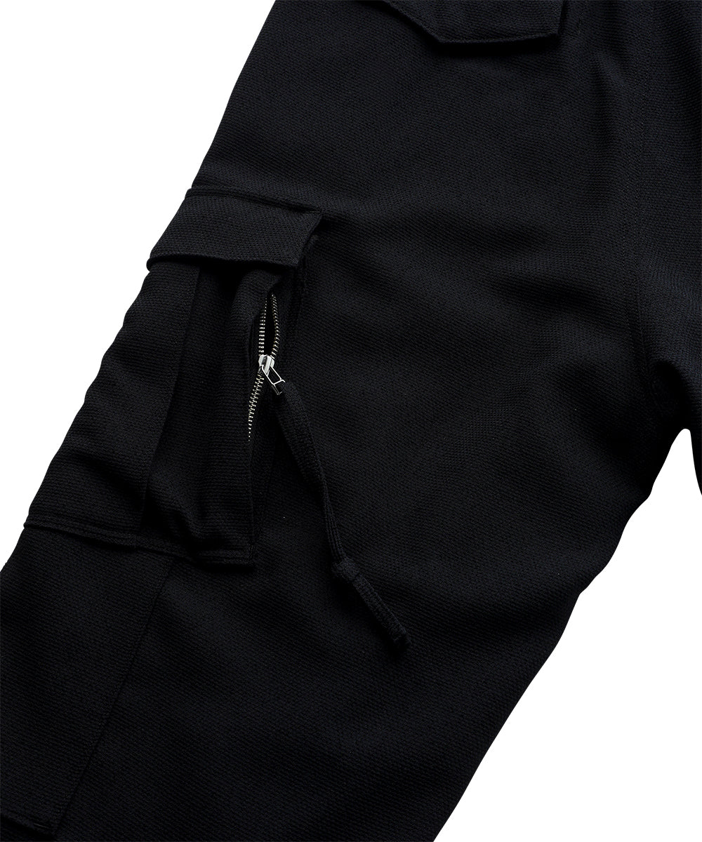 Cropped cargo pant - BLACK