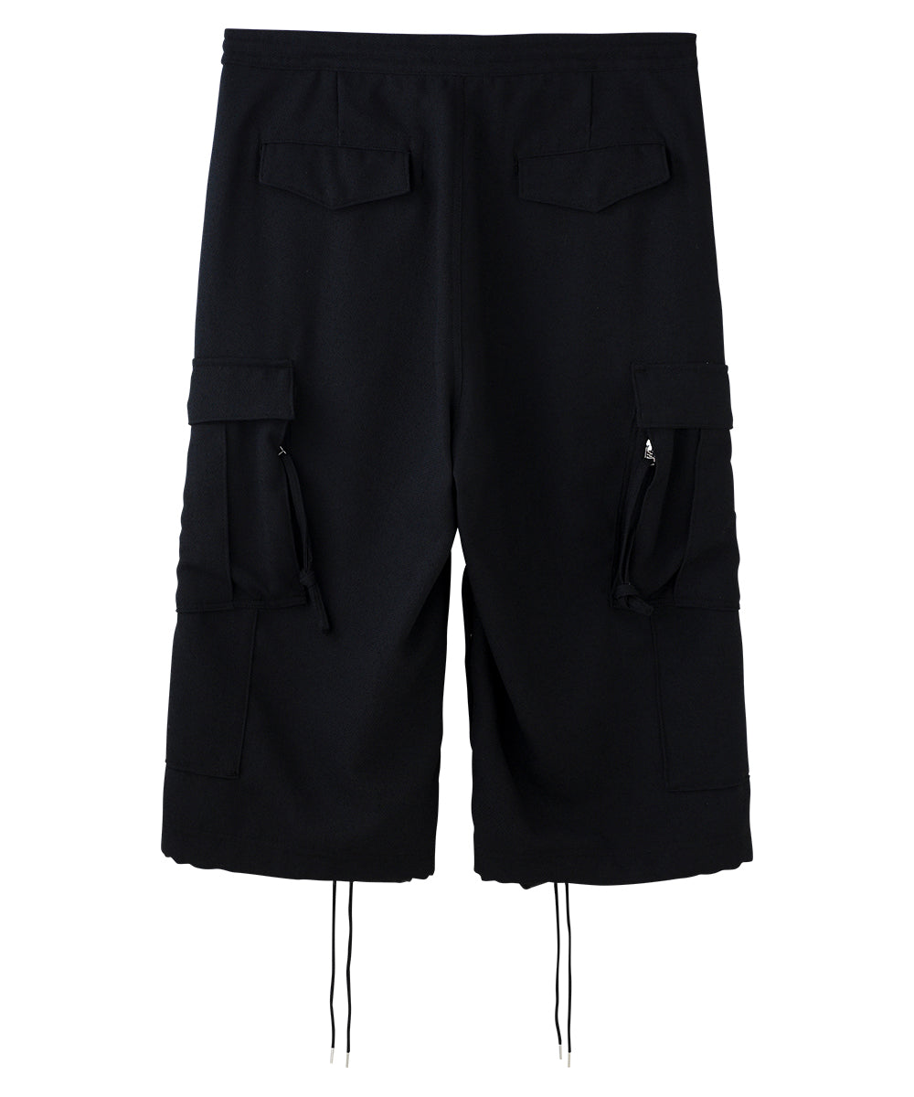 Cropped cargo pant - BLACK