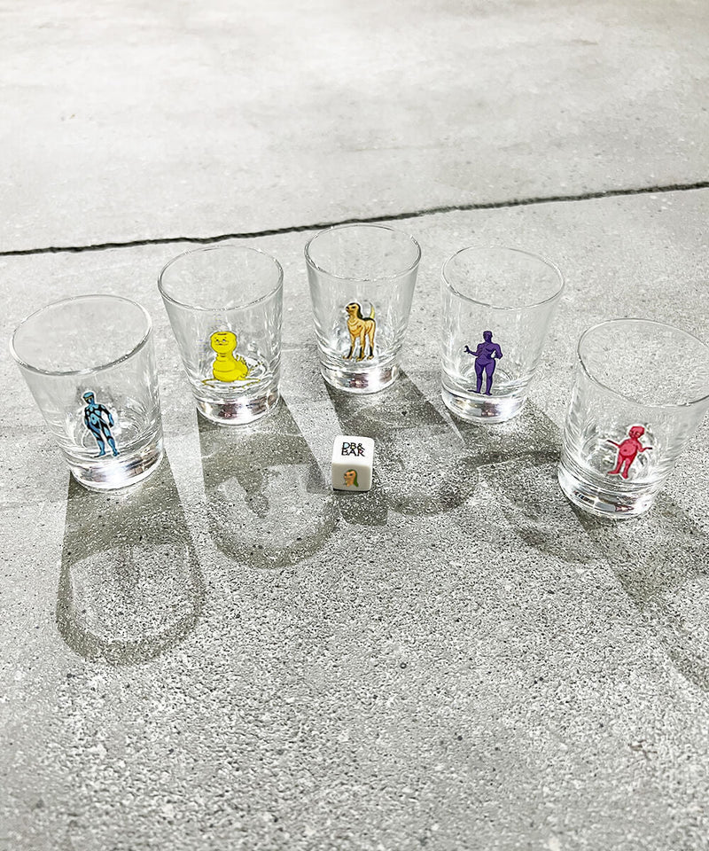 水野健一郎氏直筆サイン付き ALIENS shot glass set 商品画像 - DB&BAR