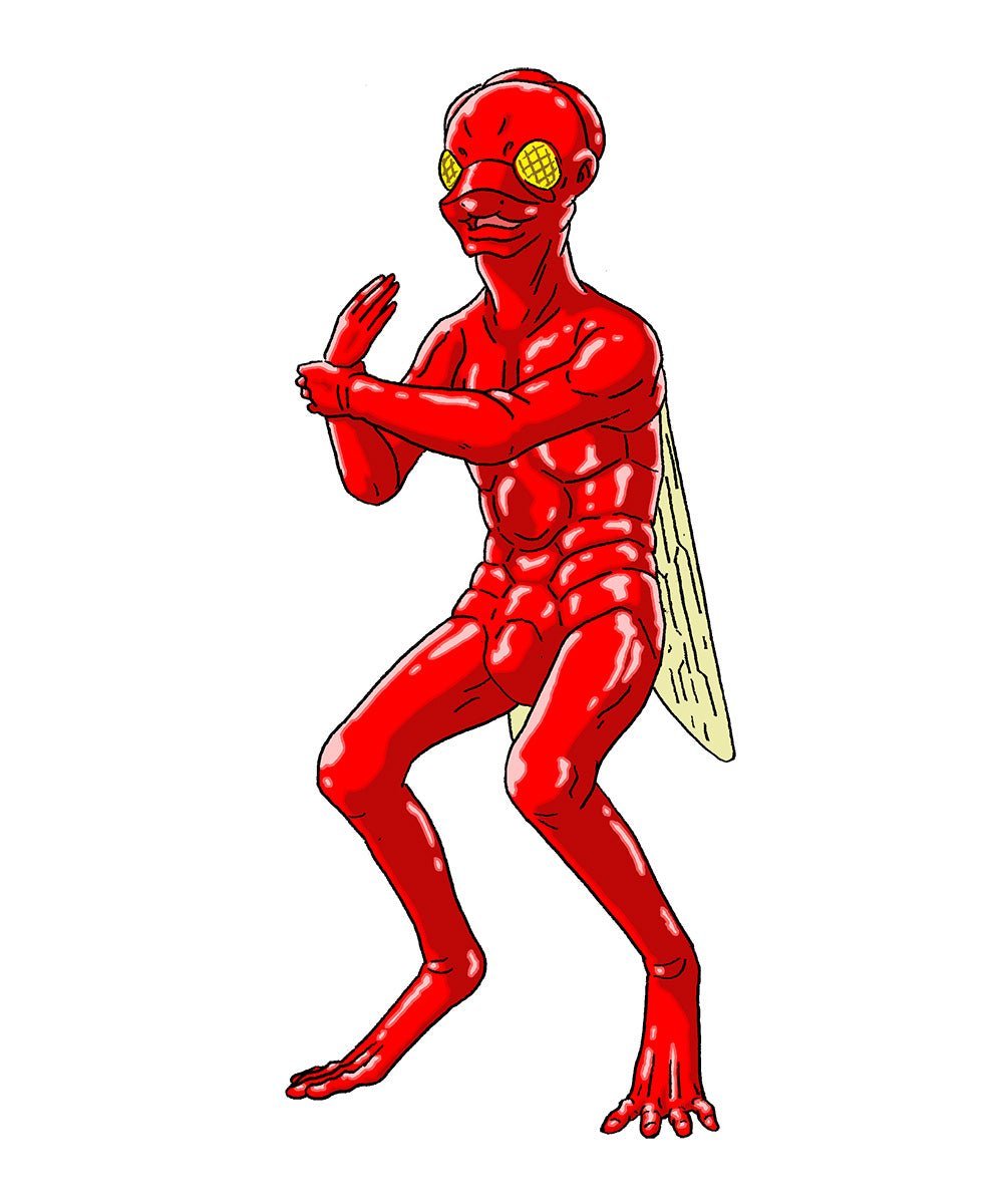 ALIENS2 acrylic key holder - RED 商品画像 - DB&BAR