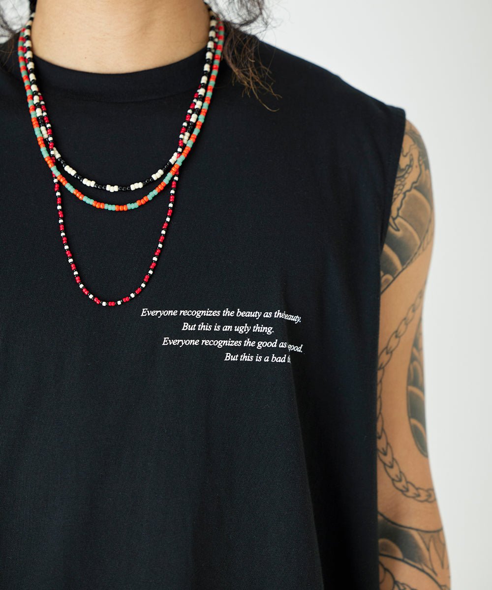 Beads necklace collaboration with Adder - BLACK×OFF WHITE - DIET BUTCHER