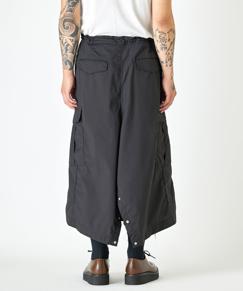 Cropped cargo pants - BLACK - DIET BUTCHER