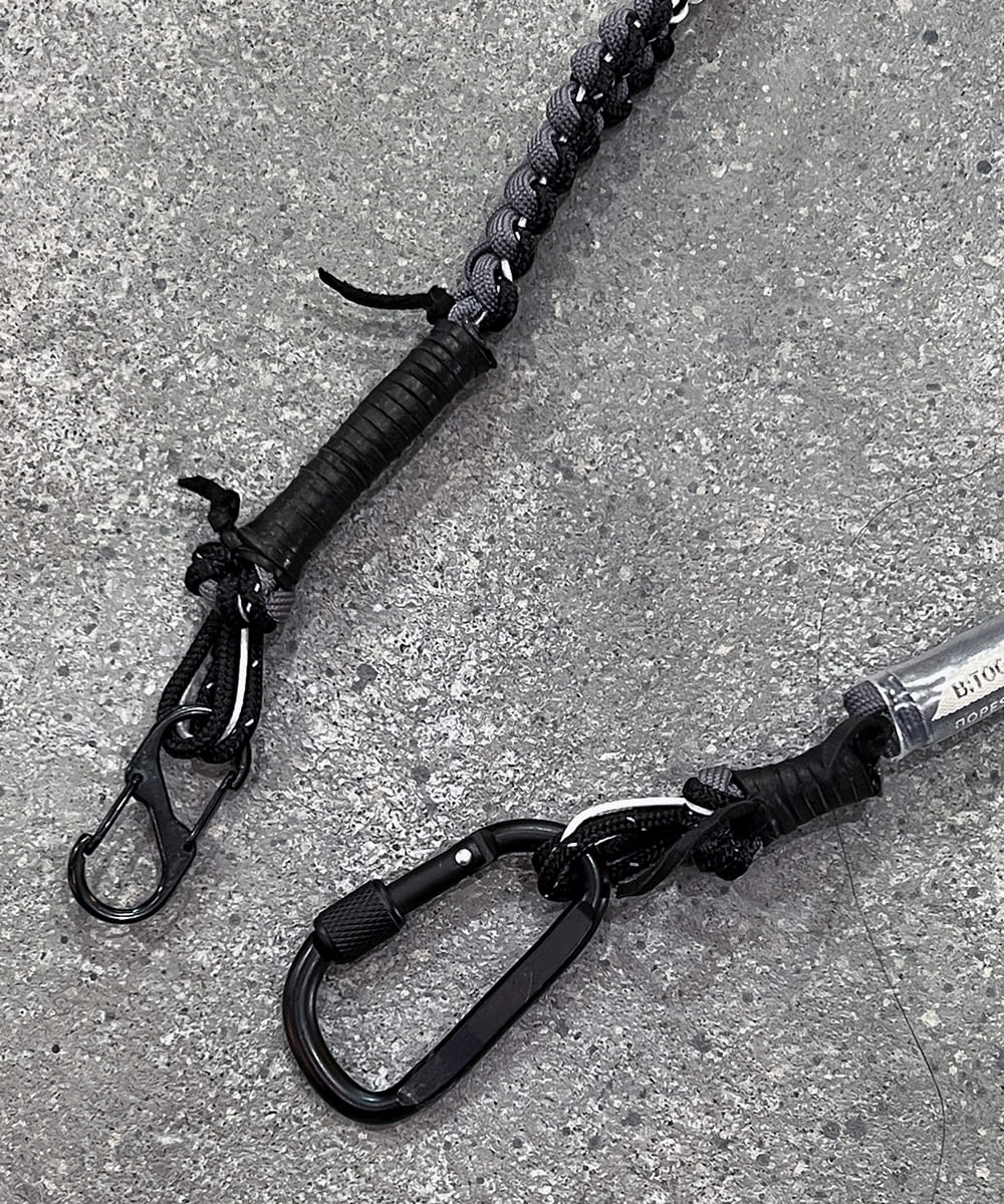 【DB&BAR限定LEATHER MIX BLACK ver.】ROPE for DB&BAR - 24inch - DIET BUTCHER