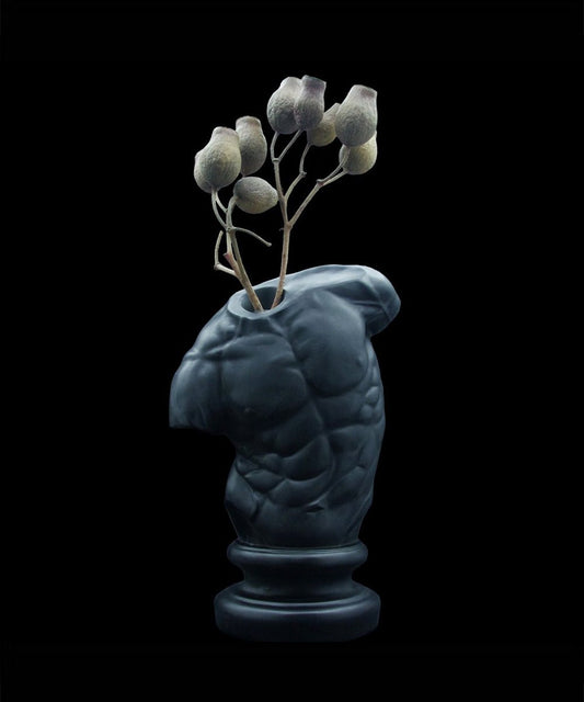 < DIET BUTCHER exclusive > Satyr flower vase - BLACK - DIET BUTCHER