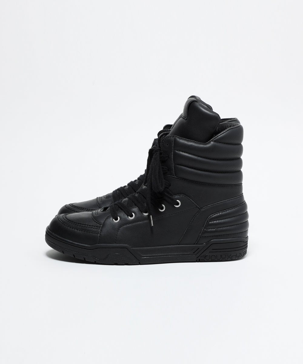 Hi-Cut Sneaker "Massive" - BLACK - DIET BUTCHER