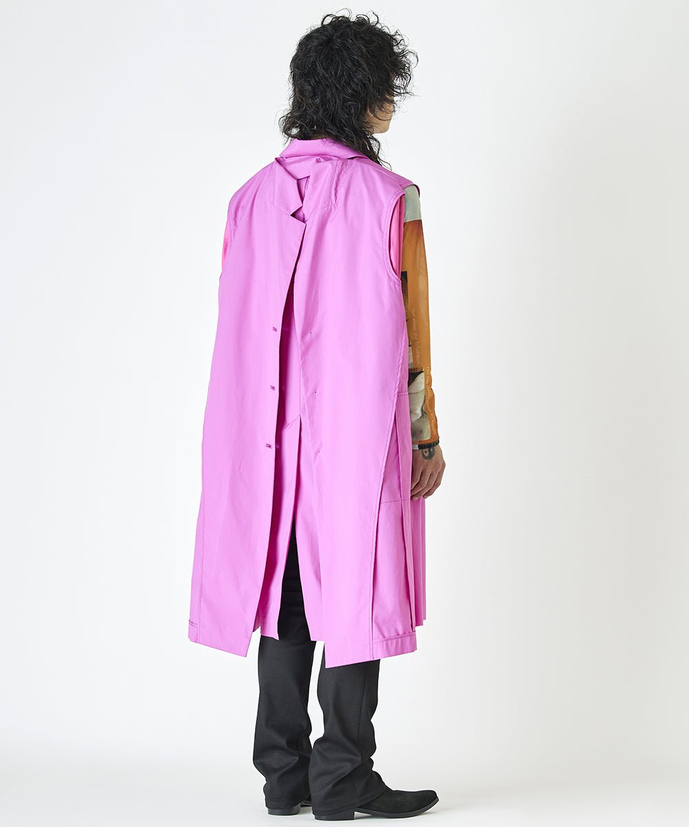 【定価¥88,000-】Layered coat - PINK春コート