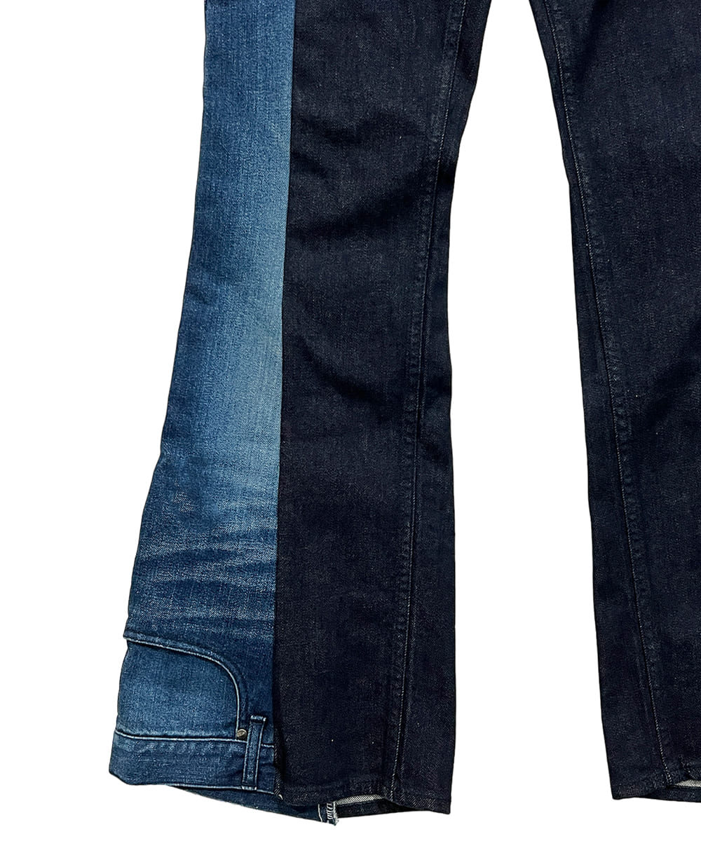 noill remake upside down jeans