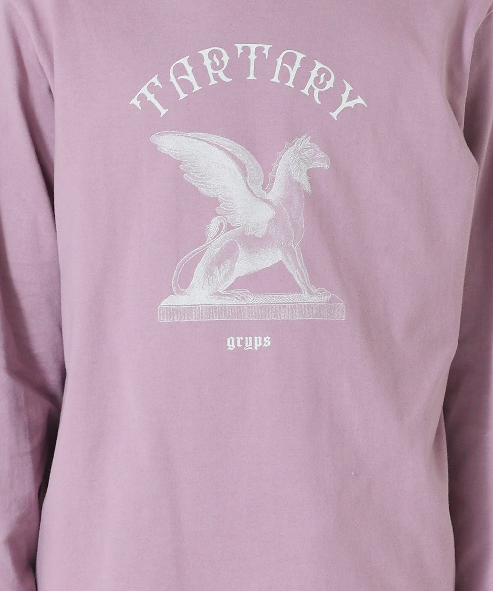 long sleeve T-shirt (Griffin) - ROSE GRAY - DIET BUTCHER
