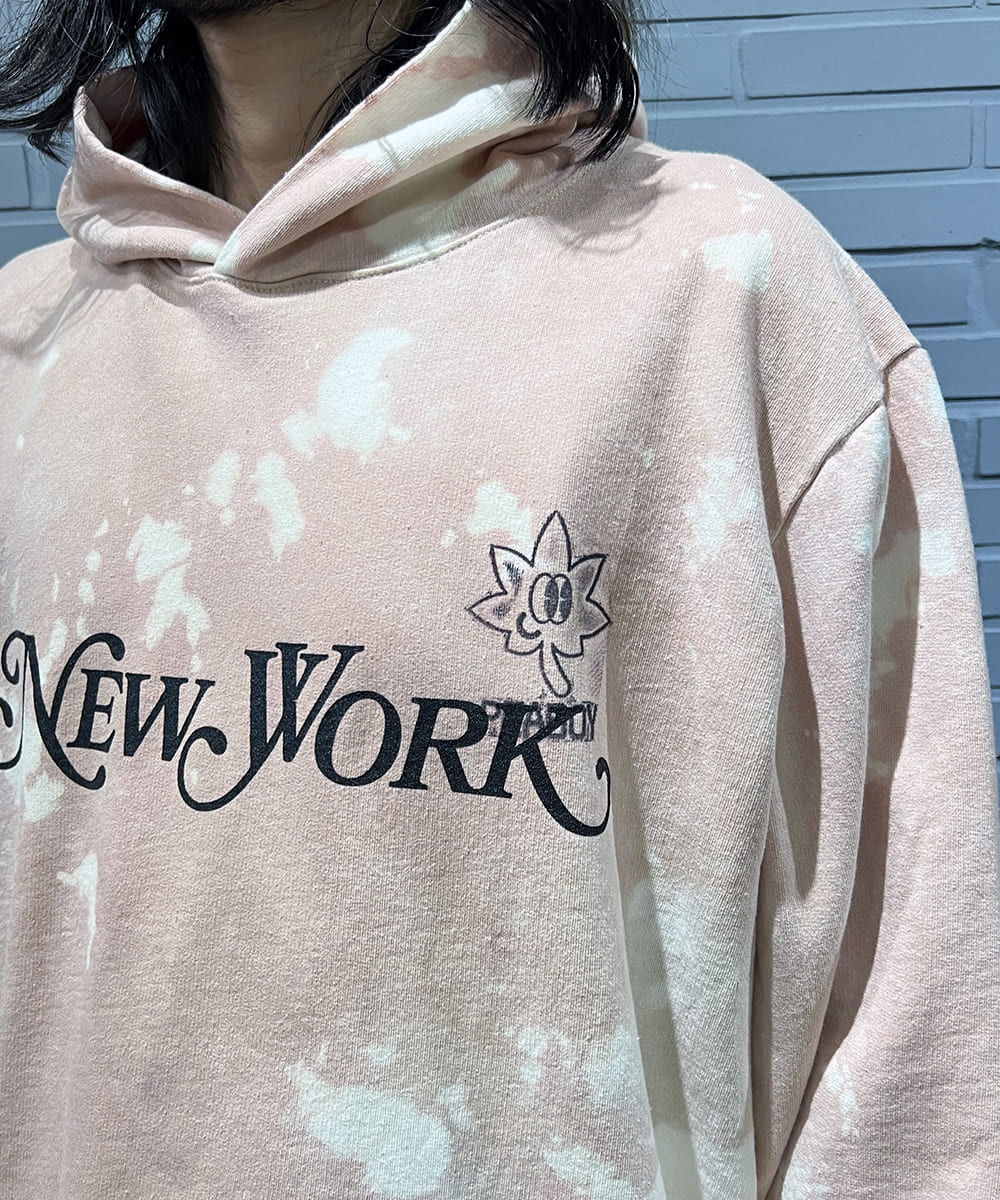 NEW WORK hoodie - PINK - DIET BUTCHER