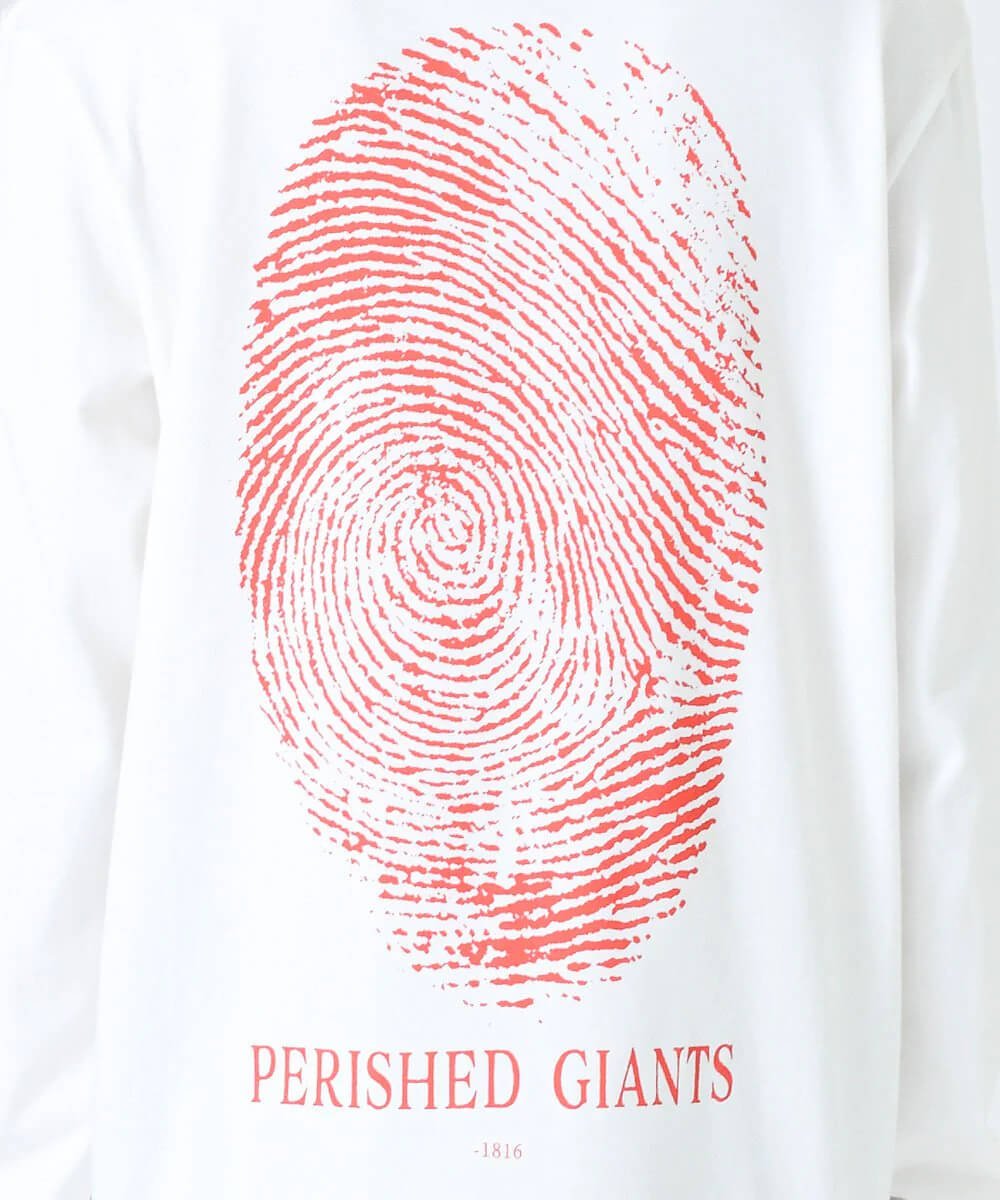 Perished Giants long sleeve T-shirt - WHITE - DIET BUTCHER