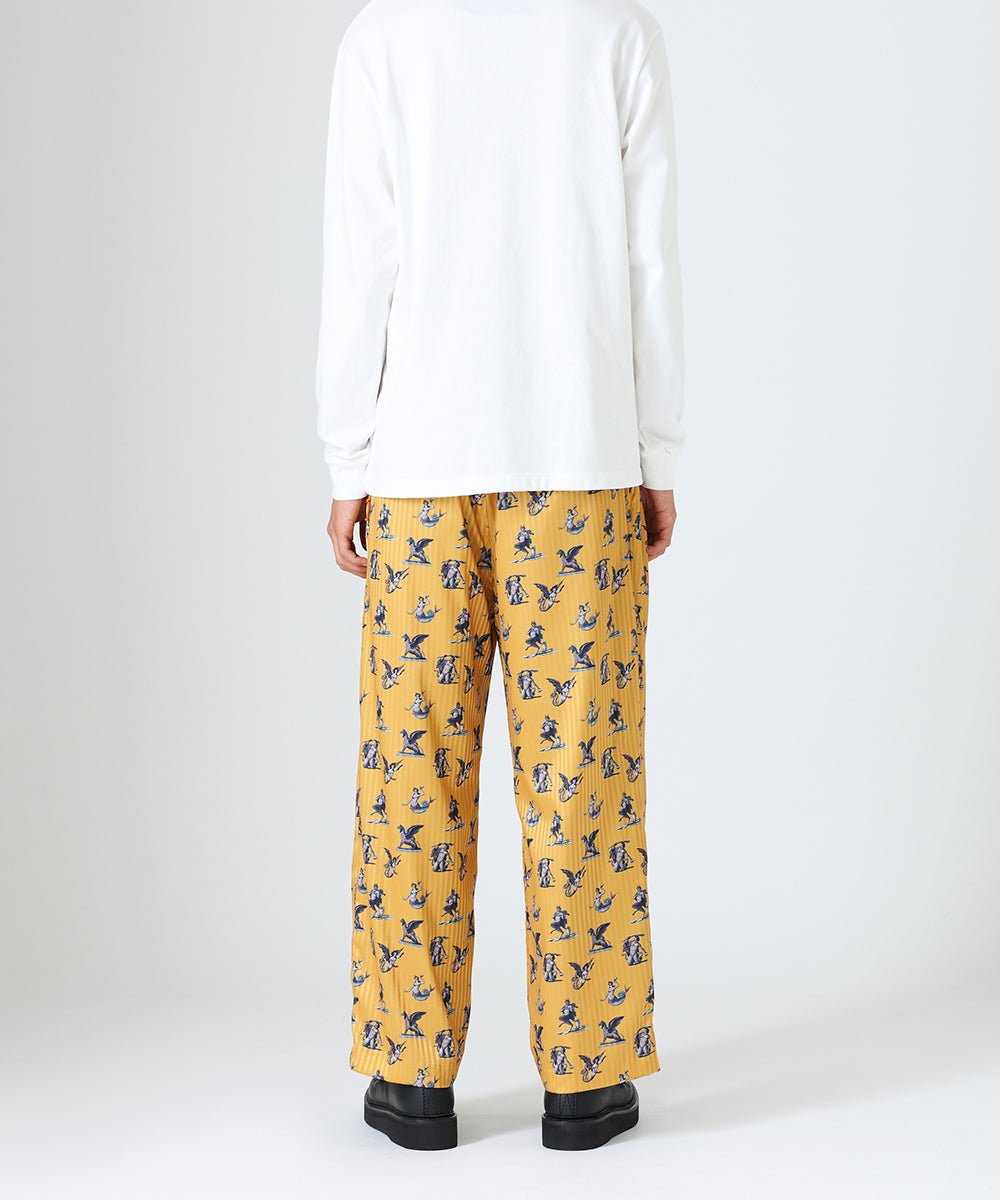 Tartary pattern pajama pants - YELLOW - DIET BUTCHER