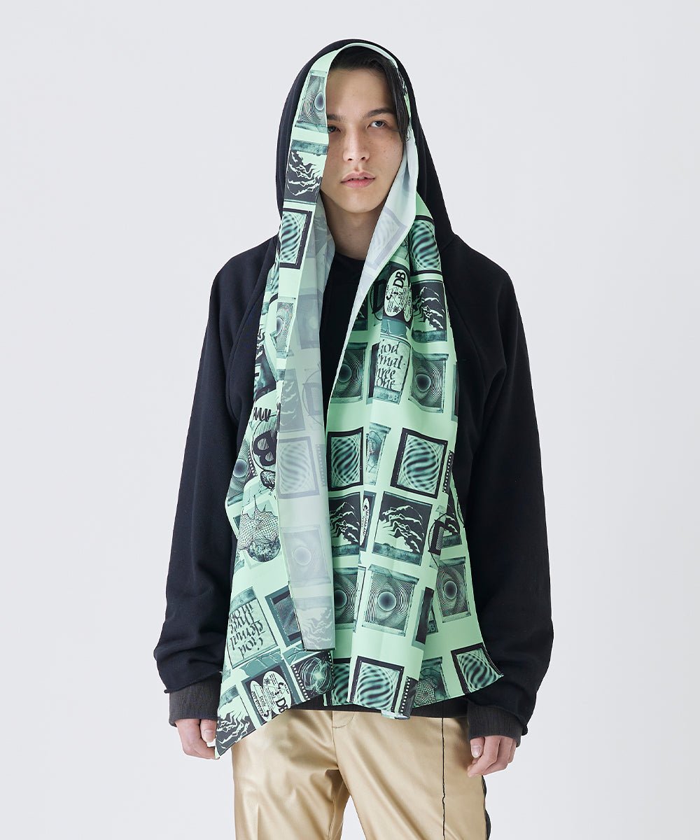 Whole pattern large stole - GREEN - DIET BUTCHER